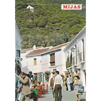 Mijas Calle Tipica Spain Postcard unused VGC