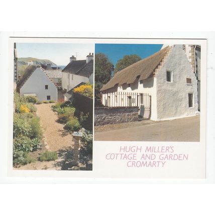 Hugh Miller's Cottage and Garden Cromarty Modern Postcard 10426