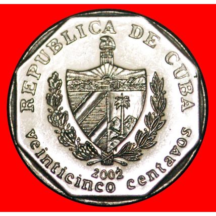TRINIDAD: CUBA ★ 25 CENTAVOS 2002 ↑↓ CONVERTIBLE PESO★LOW START★NO RESERVE