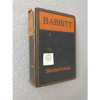 BABBITT by SINCLAIR LEWIS 1922 MOVIE TIE IN EDITION with PHOTOGRAPHS