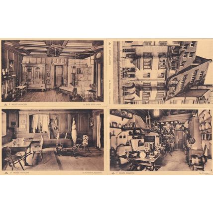 Musee Alsacien France Maison Cuisine La Salle Siecle Chambre 4x Postcard s