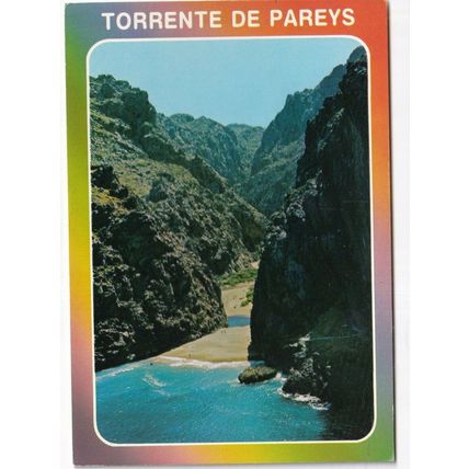 Mallorca Torrente de Pareys Spain Postcard posted 1991 VGC