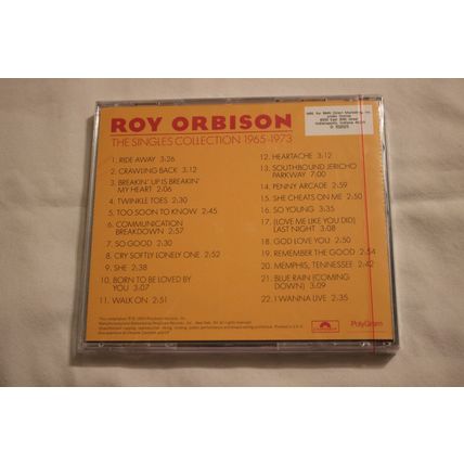 Roy Orbison 5" BMG Record Club Album-THE SINGLES COLLECTION 1965-1973 SEALED