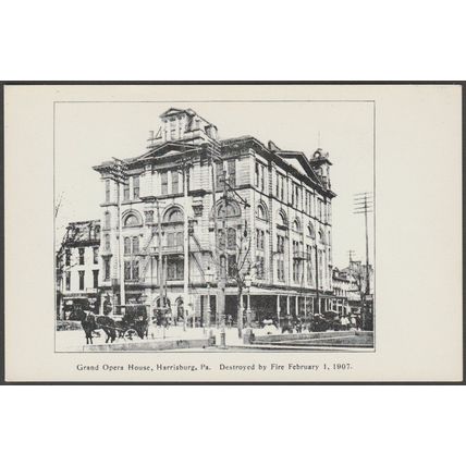 Grand Opera House, Harrisburg, Pennsylvania - Reproduction Postcard