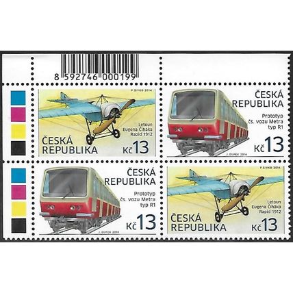 Mi 797/8 Paar (x 2): Historical Means of Transport