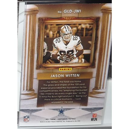 2021 Contenders JASON WITTEN (Cowboys) Gladiators #GLD -JWI