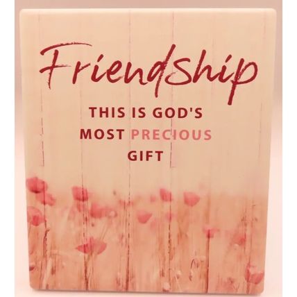 Friendship Plaque Wall & Standing This is Gods Most Precious Gift Christian