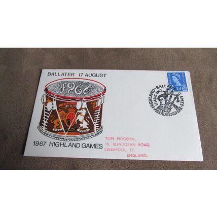 1967 GB Cover - Highland Games, Ballater Aberdeenshire
