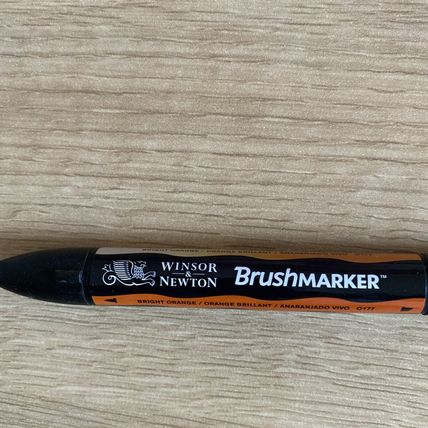 Winsor & Newton Designers Promarker Brush - Bright Orange
