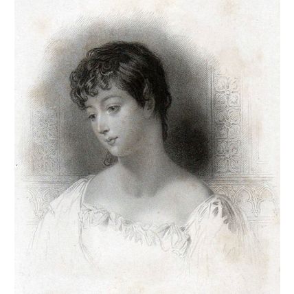MISS CHAWORTH 1832 William Finden - Frank Stone ANTIQUE ENGRAVING