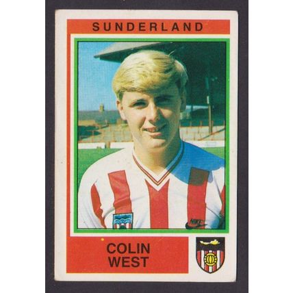 Panini Stickers Football 85 #309 Colin West - Forward (Sunderland)