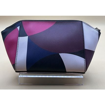 A Very Cool Stylish Kate Spade Geometric Print Makeup Cosmetic Bag