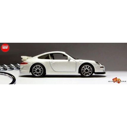 HTF RARE KEYCHAIN WHITE PORSCHE™ 911 GT3 RS NEW CUSTOM Ltd Ed GREAT GIFT