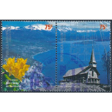 Centenary of San Carlos de Bariloche - Argentina 2001 - F H - MiNr 2721/2