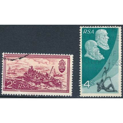 10ᵗʰ Anniv of The Republic - South Africa 1971 - F H - SG 305/6 (K)