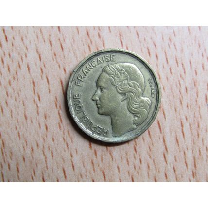 France Republic 1954B 10 Francs Coin