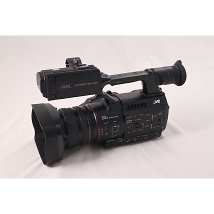 JVC GY-HC500U, 1" CMOS 4K Professional Camcorder, with accessories – Only 68Hrs