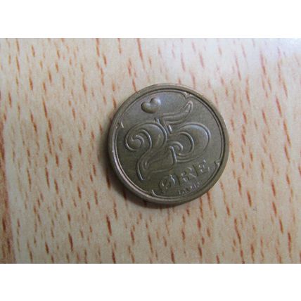 Denmark 1980 25 Ore Coin
