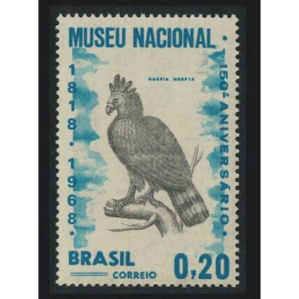 Brazil Harpy Eagle Bird 1968 MNH SG#1215 MI#1173 Sc#1084