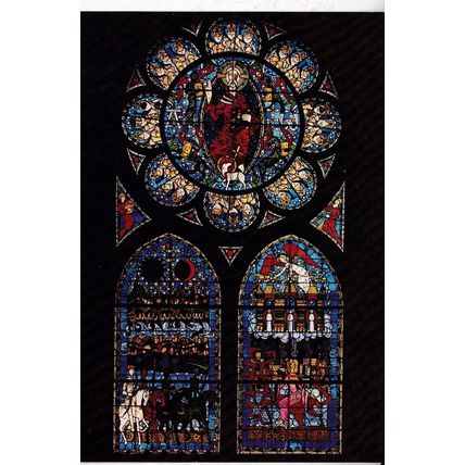 Clermont Ferrand Cathedrale Vitrail L'Apocalypse France Postcard unused VGC