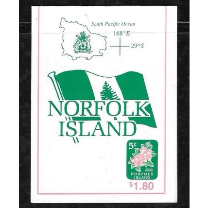 Norfolk Islands. 1995. Stamp Booklet. $1.80.
