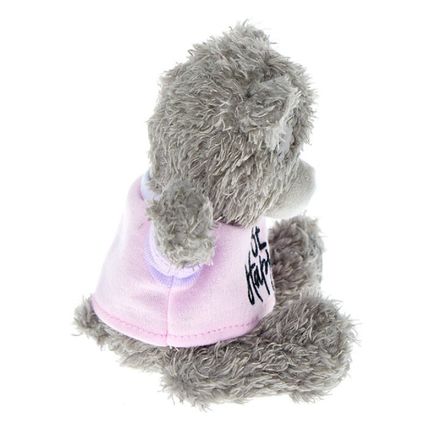 Me to You 4" Plush Bear Wearing Be Happy T Shirt