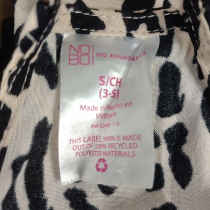 No Boundaries Women's Junior Leopard Print Spaghetti String Top Size S/CH (3-5)