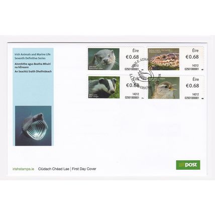 Ireland (Irish, Eire) First Day Cover 2014 Animal & Marine Life SOAR pair