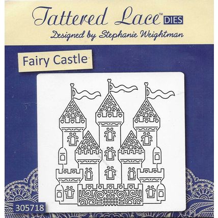 Tattered Lace. Enchanted Castle Die . Die Cutting Cardmaking Crafts