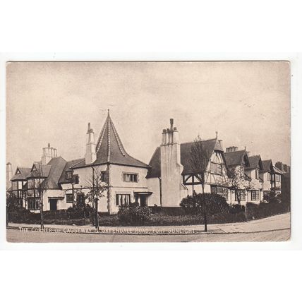 The Corner of Causeway & Greendale Road Port Sunlight Postcard Wirral Cheshire