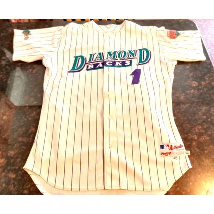 2001 Golden Gloves #1 Uniform Arizona Diamondback Year They Won The World Series