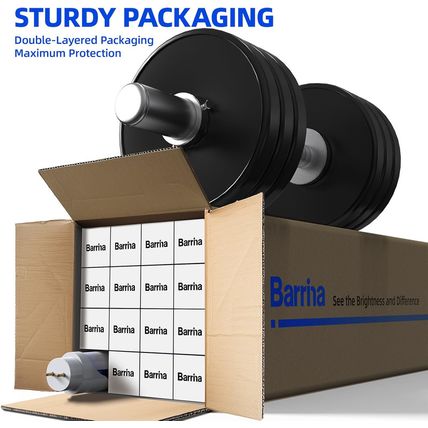 Barrina T8 LED Bulbs 4 Foot, Type B, 24W, 3200LM, 6000K Bright Light, Ballast By