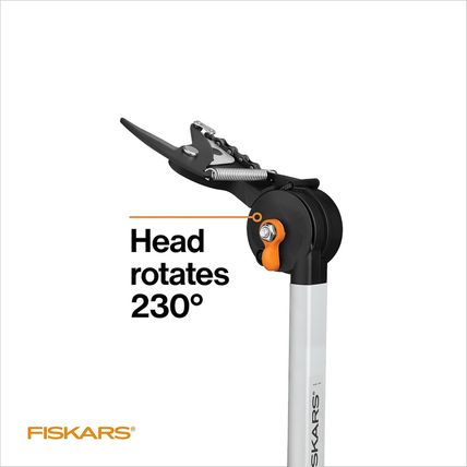 Fiskars 2-In-1 Extendable Tree Pruner and Pole Saw (Extends 7.9 - 12 Feet) with