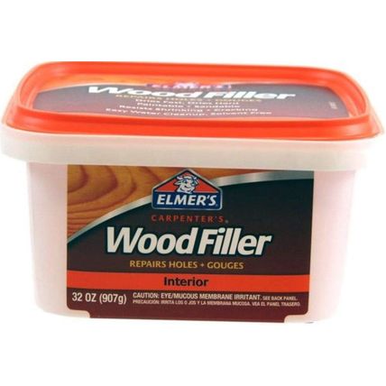 Elmer'S E842L Carpenter'S Interior Wood Filler; 32 Ounce; Ideal for Repairing Ho