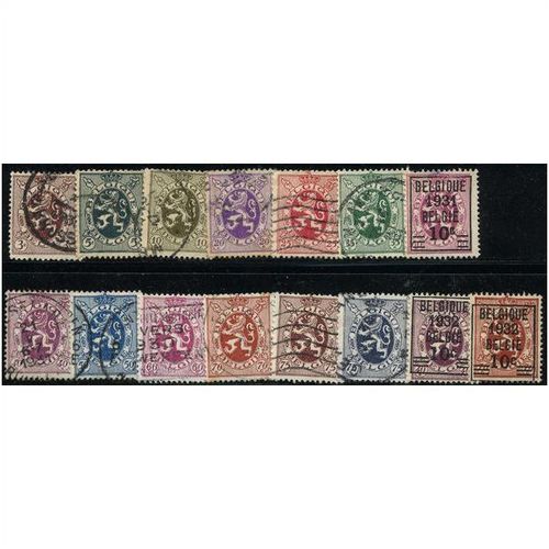 1929/1932 15 different values - #318 fine used (o)