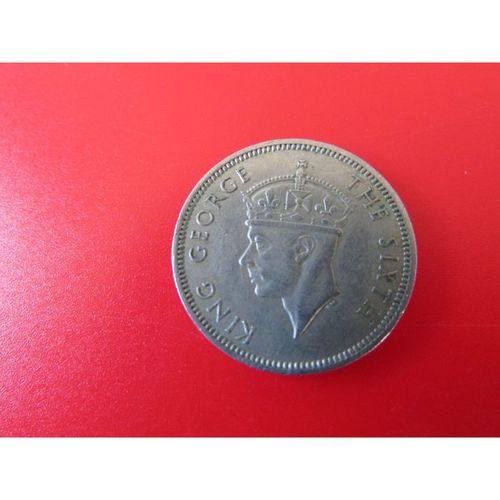 1950 GEORGE VI COMMISSIONERS OF CURRENCY MALAYA TWENTY CENTS FREE POST. U