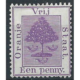 Orange Free State 1894 SG68 1d Purple Mounted Mint.. .