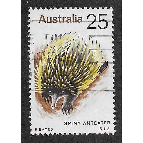 AUS 1974 25c 'SPINY ANTEATER' FINE USED (EBID52-069)