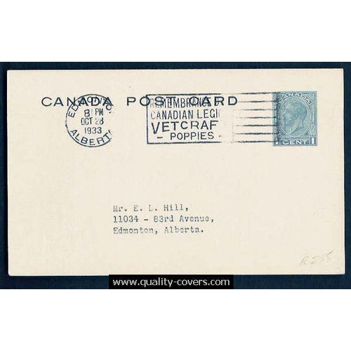 Canada #P52 Postal Card USED Medallion