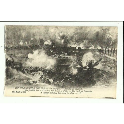 Belgium GREAT WAR Ypres Artillery Fire Postcard by LL (428)