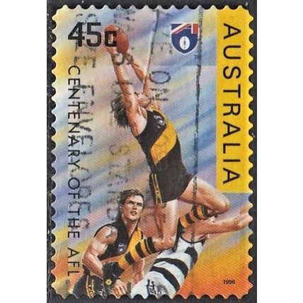 AUSTRALIA, 1996 45c Football - Richmond Tigers s-a, SG 1612 (Scott #1514), used