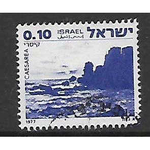 ISRAEL 1977 LANDSCAPES 10A CAESAREA BLUE SG 682 FINE USED
