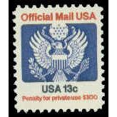 O129 13c Eagle Fine MNH G0606