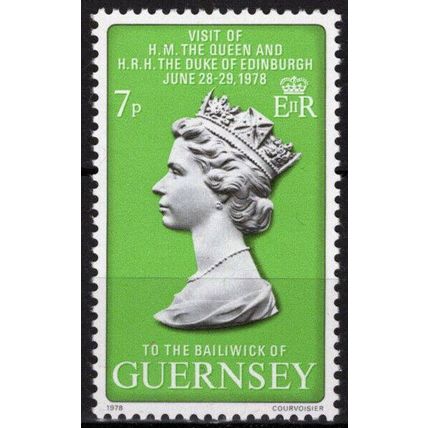 ZAYIX Guernsey 164 MNH Royalty Elizabeth II Visit Duke of Edinburgh 021423S137M