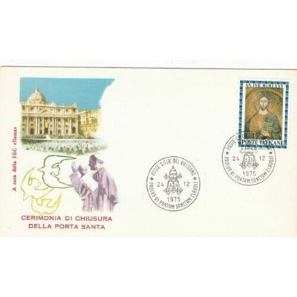 Vatican City 1975 Cerimonia di Chiusura FDC special cancel Unaddressed VGC