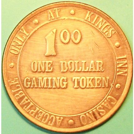 King's Inn. $1 Casino Token. Reno, NV. D35.