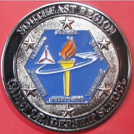 Cadet Leadership School, Puerto Rico Wing. Challenge Coin. Souvenir. 2". 18b.