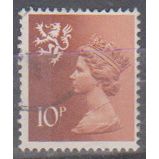 GB 1976 Scotland regional 10p brown used SG S29