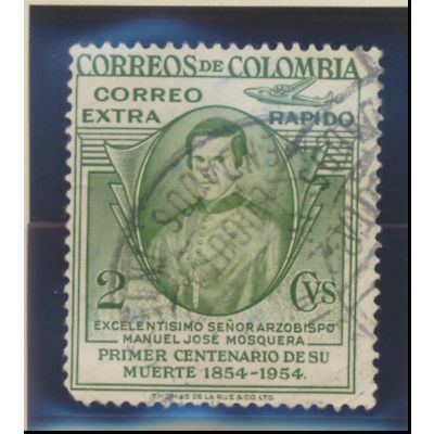 Colombia Stamp Scott #C261, Used