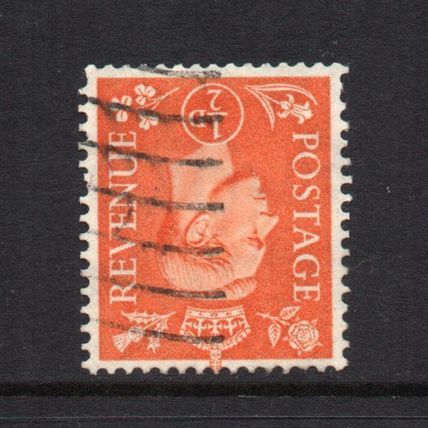 George VI - 1950-52 - ½d Pale Orange (sg503wi) Inverted Wmk, Used #2